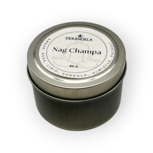 Vela lata Plata Nag Champa