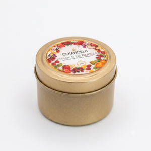 Vela lata Rosa Champagne Berries