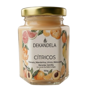 Vela Mini Hexagonal Citricos