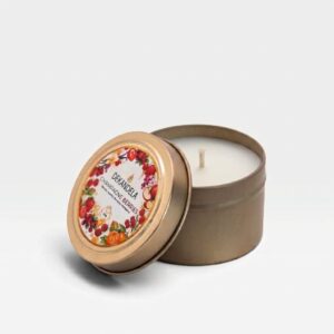 Vela lata Rosa Champagne Berries